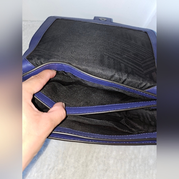 Rebecca Minkoff Hook Up Shoulder Bag Blue/Purple - Picture 12 of 16